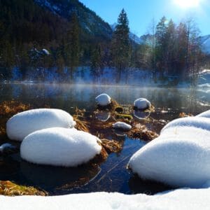 Allgäu: Tief hinein ins verschneite Trettachtal