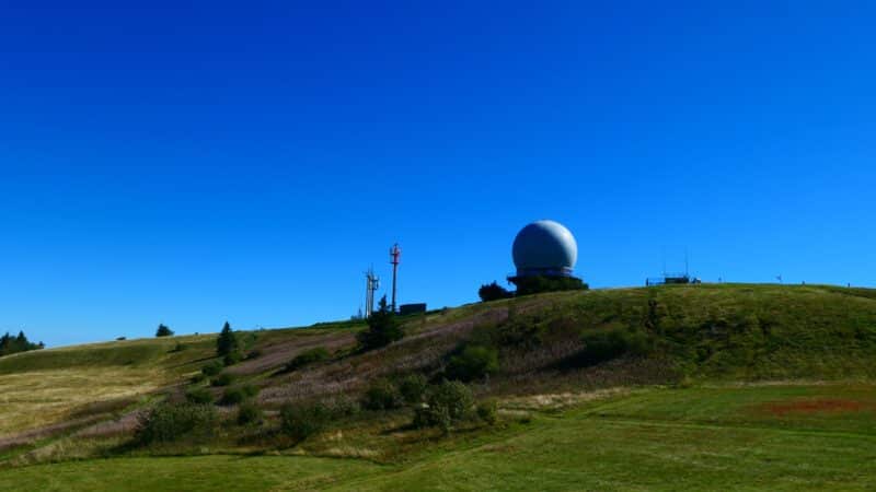 Rhön: Panorama auf der Wasserkuppe