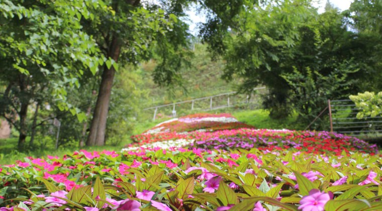In den Gärten von Schloss Trauttmansdorff