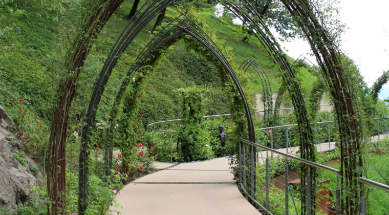 In den Gärten von Schloss Trauttmansdorff