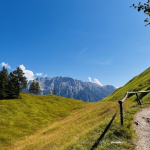Hoher Kranzberg blickt ins Karwendel